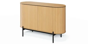 Sideboard ROTTO RT-02 (124 cm) – Eiche Vincenza & Eukalyptus | Riffel-Design