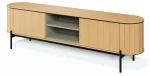 XXL-TV-Lowboard-ROTTO-RT-06-(200 cm)–Eiche-Vincenza-&-Eukalyptus-|-Riffel-Optik