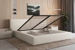 Kingsize-Polsterbett-180x200-Bouclé–ALMENA-mit-Bettkasten