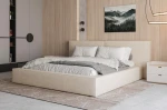 Kingsize-Polsterbett-180x200-Bouclé–ALMENA-mit-Bettkasten