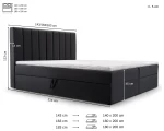 Boxspringbett-160x200-inkl.-Topper–Samtstoff-ISADORA