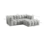 Designer-Sofa-BALOO-L-MINI-(239 cm)–Luxus-Eckcouch-im-Wolken-Design