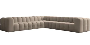 XXL Designer-Ecksofa BLOOM CORNER 4 (330x330) im Wolken-Design