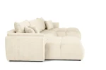 XXL-Wohnlandschaft-OTI-U-mit-Schlaffunktion-&-Bettkasten,-382x184-cm,-Stepp-Design,-Universell-montierbar