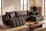 XXL-Wohnlandschaft-OTI-U-mit-Schlaffunktion-&-Bettkasten,-382x184-cm,-Stepp-Design,-Universell-montierbar-monolith15