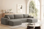 XXL-Wohnlandschaft-U-Form-CAPRO-U-362x145-cm-mit-Schlaffunktion,-Bettkasten-&-Ausziehhilfe-Breitcord Poso-/-Webstoff-Verita-Poso22