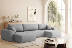 XXL-Wohnlandschaft-U-Form-CAPRO-U-362x145-cm-mit-Schlaffunktion,-Bettkasten-&-Ausziehhilfe-Breitcord Poso-/-Webstoff-Verita-85Verito