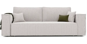 Sofa BALI | Cord & Bouclé | Schlaffunktion, Bettkasten