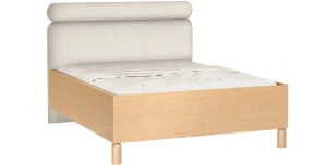 Modernes Doppelbett SANDEN 11 |160x200 cm| ikl. Lattenrost – Bookmatch