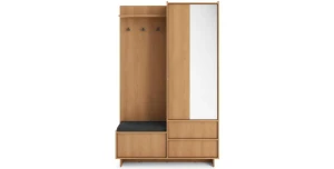 YOSHI Garderobenset mit Sitzbank – Skandinavischer Stil