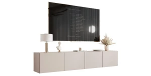 Modernes Hängendes TV-Lowboard ANGEL 200 cm mit LED-Beleuchtung