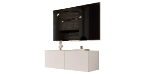 Hänge-TV-Lowboard ANGEL 100 – Push-To-Open, Inklusive LED-Licht