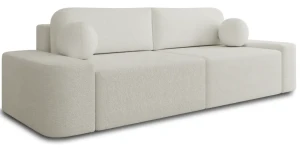 Schlafsofa OVAL 268 cm | Schlaffunktion 150x204 | Design Kugel-Kissen