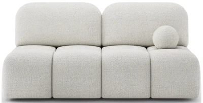 Schlafsofa NUWIA 200 cm | Bouclé-Stoff Royal | Premium Qualität