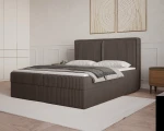 Das elegante Bett im Stoff Ambience 06, stilvoll arrangiert und harmonisch in ein modernes Schlafzimmer integriert