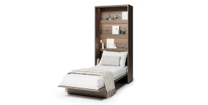Wandklappbett Bed Concept BC-03 90x200 Schrankbett Vertikal Lenart Gästebett Eiche Dunin