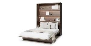 Wandklappbett Bed Concept BC-12 160x200 Schrankbett Vertikal Lenart Gästebett Eiche Dunin