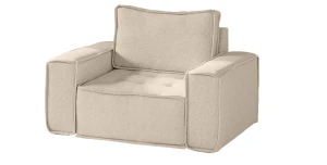 Sessel BOHO Chenille-Stoff Alpine Raven | Freistehend