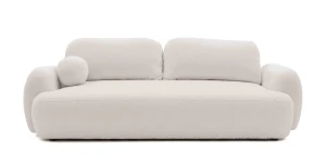 Sofa OLLY mit Schlaffunktion – Bouclé-Stoff (Quelle)