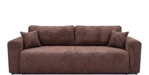 Schlafsofa CAPRI L mit Schlaffunktion und Bettkasten – Freistehende Couch