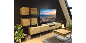 Wohnwand ENCOY V Artisan Eiche