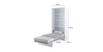 Wandklappbett Bed Concept 90x200 Schrankbett
