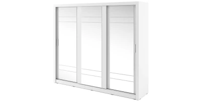 Schwebetürenschrank ARTI 2 (250 cm) – 3 Vollspiegel-Fronten