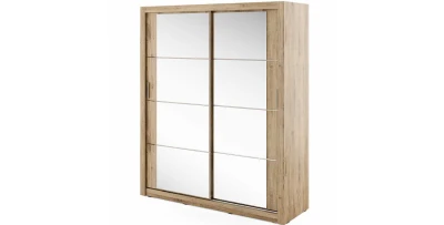 Schwebetürenschrank ARTI 3 (180 cm) – 2 Vollspiegel-Fronten