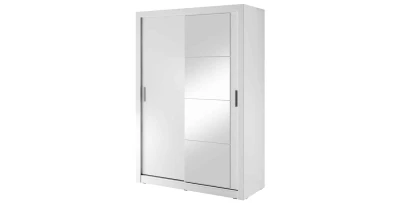 Schwebetürenschrank ARTI 4 (150 cm) mit Spiegel – Wählbar in 4 Farben